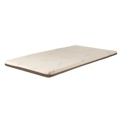 Topper Memory Foam SERA Victory Size 3.5 Feet Thickness 4 Inches Cream