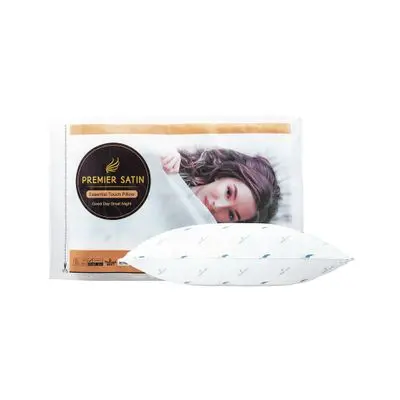 Pillow PREMIER SATIN Essential Touch Size 19 x 28 Inch White