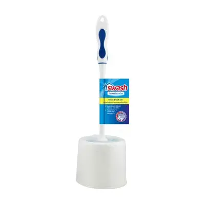 Toilet Brush Set SWASH No. (131) Blue - White