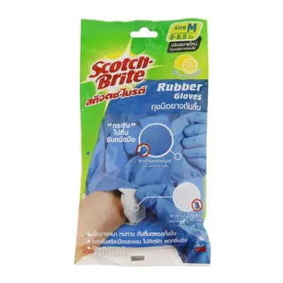 Rubber Gloves Size M SCOTCH BRITE XN002036392 Red - Blue