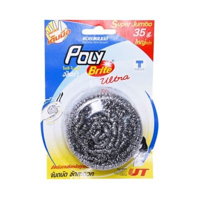 Stainless Scourer Jumbo โพลี-ไบรท์ No. 209-0 Size 35 G. Stainless