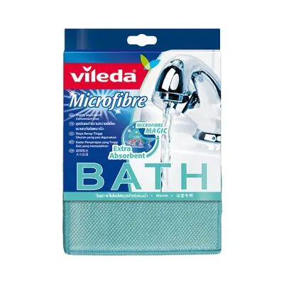 ผ้าไมโครไฟเบอร์สำหรับห้องน้ำ VILEDA รุ่น (411) สีฟ้า