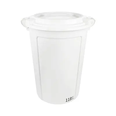 Round Bucket API 999 Capacity 118 Liter White