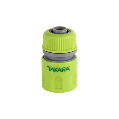 Hose Quick Connector TAKARA #DGT2102 Size 1/2 & 5/8 Inch Green