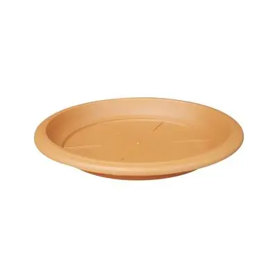 Round Shape Saucer FONTE No. 105 Size 5.5 inch. Brown