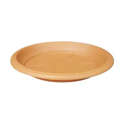 Round Shape Saucer FONTE No.200 Size 10 inch. Brown