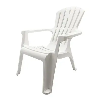 เก้าอี้พลาสติกมีพนักพิงท้าวแขน FONTE รุ่น HXC-856-S-WH สีขาว