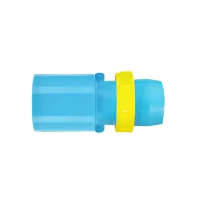 Straight Connector PVC Fitting Sprayer Tape CHAIYO No. 352-32 Size 1 Inch (Pack 2 Pcs) Blue