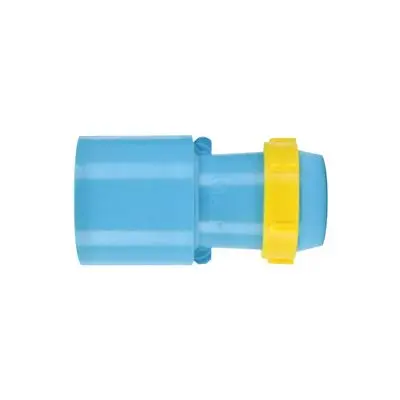 Straight Connector PVC Pipe Sprayer Tape CHAIYO No. 352-43 Size 1 1/4 Inch (Pack 2 Pcs) Blue