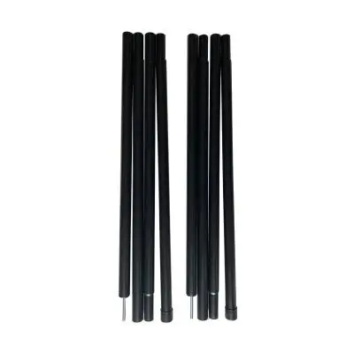 Steel Pole Set FONTE SPS-021 Size 210 cm Black