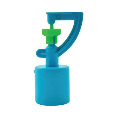 มินิสปริงเกอร์เทอร์โบ C โครง PVC ฝาครอบ ตราไชโย ขนาด 1/2 นิ้ว (แพ็ก 10 ชิ้น) สีฟ้า - เขียว