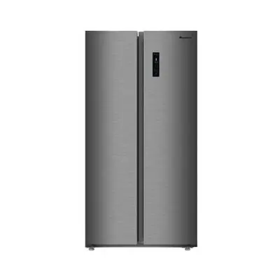 ACONATIC Side by Side Refrigerator (AN-FR4000S), 14.1 Q, Grey Color
