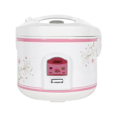 Electric Rice Cooker OTTO CR-180T 1.8L White - Pink