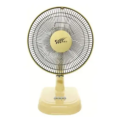 GALAXY Table Fan (TF-27), 12 Inch, Yellow Color