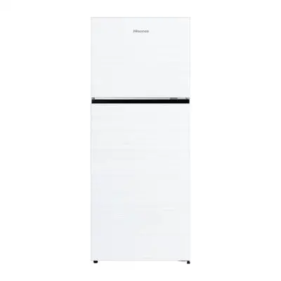 HISENSE 2 Doors Refrigerator (RT549N4TWU), 15 Q, White Glass Color
