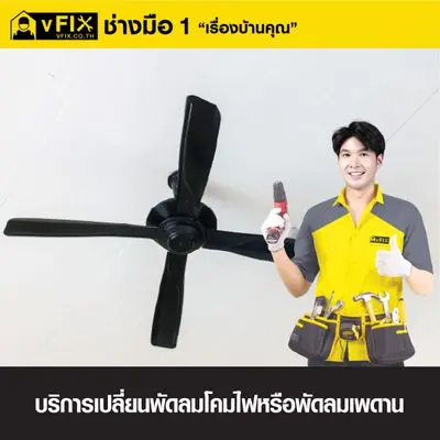vFIX Change Fan Lamp or Ceiling Fan Service