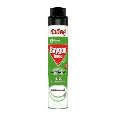 Mosquito Spray BAYGON Odorless Formula 600 Size 600 ML. Green
