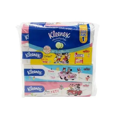 Tissue KLEENEX Disney Sumsum SoftBox 110 Sheets (Pack 4 Pcs.)