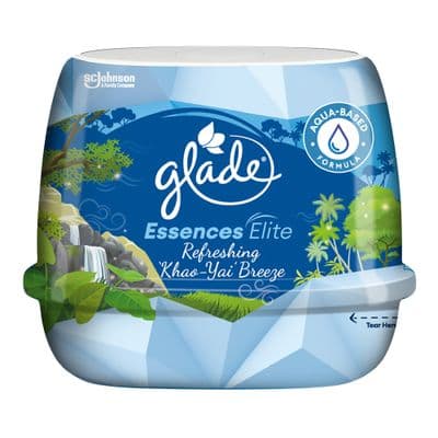 GLADE Essence Elite Air Freshener Gel, 180 grams, Khao Yai Breeze Scent.