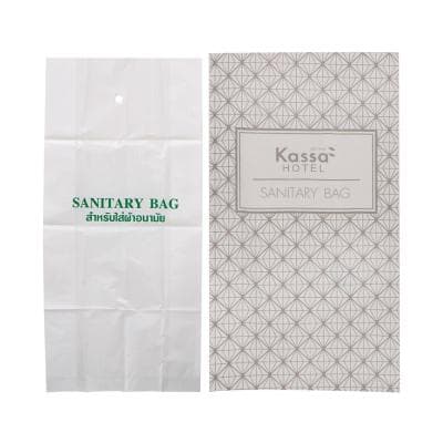 ถุงใส่ผ้าอนามัย KASSA HOTEL (แพ็ค 24 ชิ้น) สีขาว