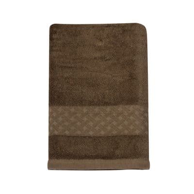 Bath Towel MEE DEZIGNS Towel 2 Size 28 x 57 Inch Light Brown