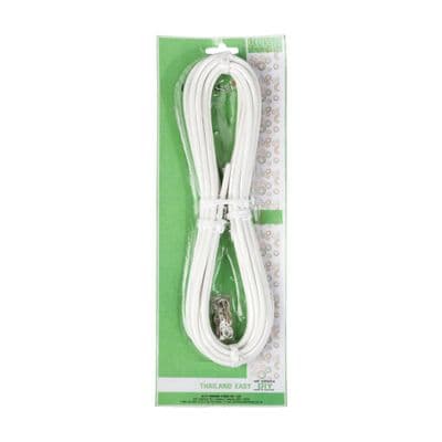 Curtain Wire Spring Rope O.T.P. CR95 Size 5 M. White