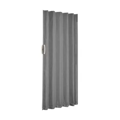 Folding Door KASSA HOME SV-LNE-002-17-5102-100240 Size 100 x 240 cm Smokey Grey