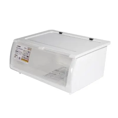 KEYWAY Stackable Drawer Storage 35 L (LKW-HV35), 51 x 38.8 x 23 cm., White