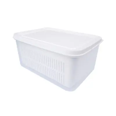กล่องจัดเก็บในตู้เย็น พร้อมตะกร้า 1.5 ลิตร Frozen KASSA HOME รุ่น CWQ1023 ขนาด 17.5 x 13 x 8.5 ซม.