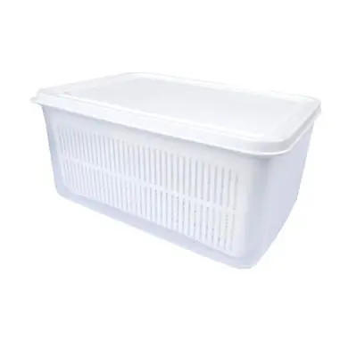 กล่องจัดเก็บในตู้เย็น พร้อมตะกร้า 3 ลิตร Frozen KASSA HOME รุ่น CWQ1024 ขนาด 22.5 x 16.5 x 11 ซม.