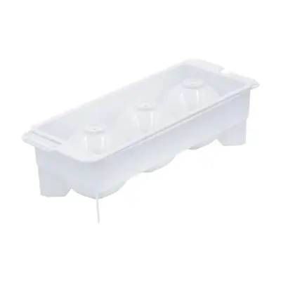 KEYWAY 3 Compartments Ice Cubes Tray (KI-003) Size 22.6 x 8.5 x 6.4 cm. White