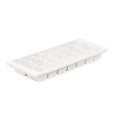 JCJ 14 Compartmets Ice Cubes Tray (1112), White Color
