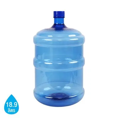 ถังน้ำดื่มทรงกลมฝาเกลียว PET YL รุ่น ฝาเกลียว ขนาด 18.9 ลิตร สีใส