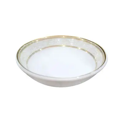 Bone China Thick Sauce Dish 3.5 INCH ROYAL BONE CHINA ORIENTAMAN0527 Size 2 x 9 x 9 CM. White