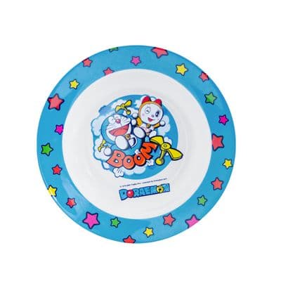 Soup Plate Doraemon Boom SUPERWARE P 304-9 Size 9 inch. Blue