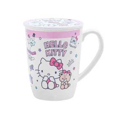 Mug with Lid Kitty Dream SUPERWARE CL 352-3 Size 3 Inch Pink