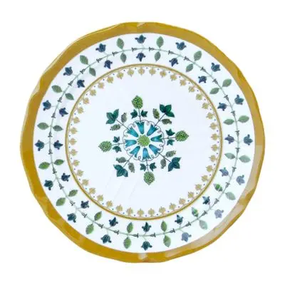 VANDA Christine Round Plate (P 901,902,903,905), White Color