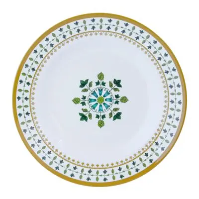 VANDA Christine Round Plate (P 902-8), 8 Inch, White Color