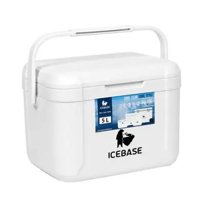 ICEBASE Cooler Box (CLP-305WH), 5 Liters, White Color