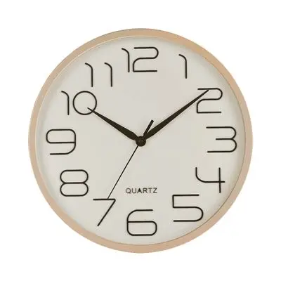 นาฬิกาแขวนผนังพลาสติก Neat KASSA HOME รุ่น JH6421 ขนาด 30.5 x 4.3 x 30.5 ซม. สีครีม