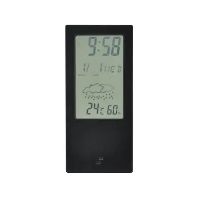 Digital Tabel Alarm Clock WF-Meter KASSA HOME EE8038WF Black