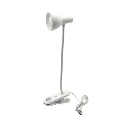 SANDI USB Clamp Light with Flexible Tube (DL206) White