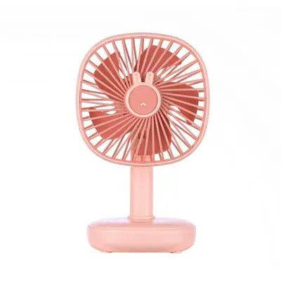 ILAHUI Rabbit Love Contrast Color Desktop Fan (67662330) Pink