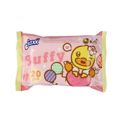 JAXX Portable Wet Tissues B-Duck (Pack 20 Sheets) Pink