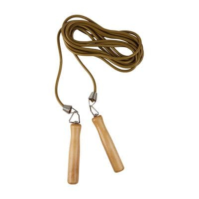 SANDI Pro Boxing rope with wood handle (UTSP60-6), Brown